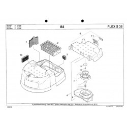 Flex Spare Parts for Vacuum Cleaner S 36