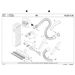 Flex Spare Parts for Vacuum Cleaner S 36