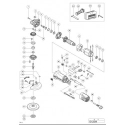 Ricambi Hitachi per Smerigliatrice Angolare G12SW