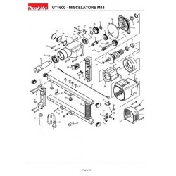 Makita Spare Parts for Mixer UT1600