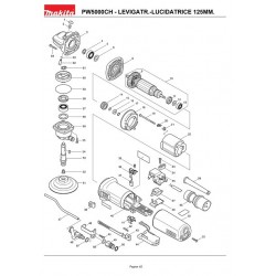 Ricambi Makita per Lucidatrice PW5000CH