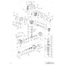 Hitachi Spare Parts for Brush Cutter CG 23ECP