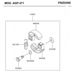 Ama Spare Parts for Brushcutter AGP 271