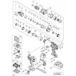 Hitachi Spare Parts for Impact Cordless Driver Drill DV18DSDL