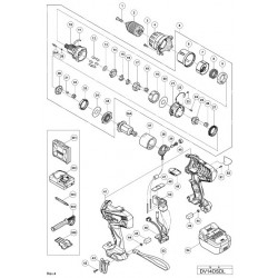 Hitachi Spare Parts for Cordless Driver Drill 14.4V-DV14