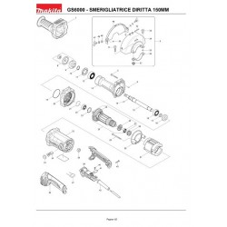 Makita Spare Parts for Die Grinder GS6000
