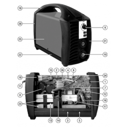 Ricambi Telwin per Saldatrice Inverter Tecnica 151/S