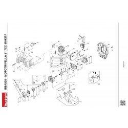 Makita Spare Parts for Auger BBA520
