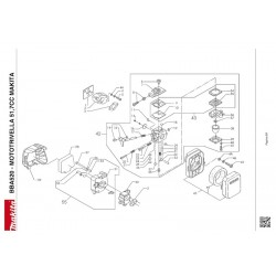 Makita Spare Parts for Auger BBA520
