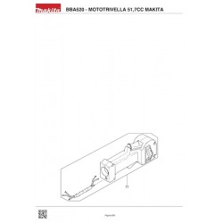 Ricambi Makita per Motorivella BBA520