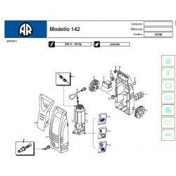 Annovi & Reverberi Parts for Pressure Washer AR142
