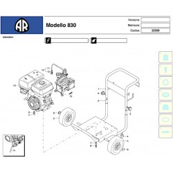 Annovi & Reverberi Parts for Pressure Washer AR830