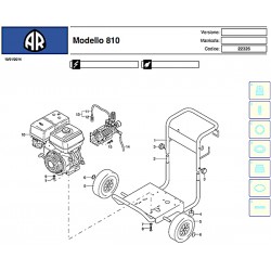 Ricambi per Idropulitrice Annovi & Reverberi AR810