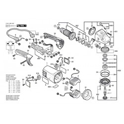 Ricambi Bosch per Smerigliatrice Angolare GWS 22-230 JH