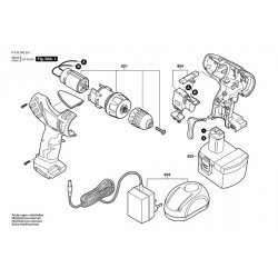 Skil Spare Parts for Cordless Drill 2005