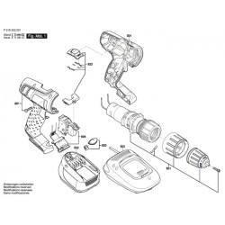 Skil Spare Parts for Cordless Drill 2532