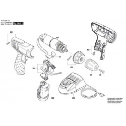 Skil Spare Parts for Cordless Drill 2321
