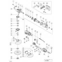 Hitachi Spare Parts for Angle Grinders 125 mm SB-VA