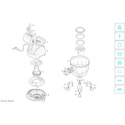 Black&Decker Spare Parts for Vacuum Cleaner BXVC 20 PTE