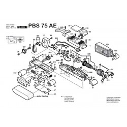 Ricambi Bosch per Levigatrice a Nastro PBS 75 AE