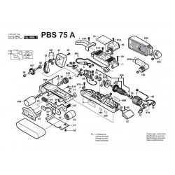 Ricambi Bosch per Levigatrice a Nastro PBS 75 A