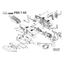 Ricambi Bosch per Levigatrice a Nastro PBS 7 AE