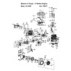 Ricambi Ama per Motore a 4 Tempi LC152F