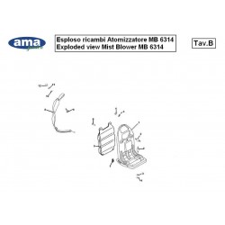 Ama Spare Parts for Mist Blower MB 6314