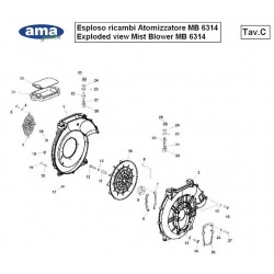 Ricambi Ama per Atomizzatore MB 6314