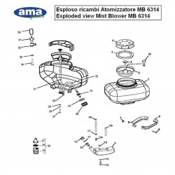 Ricambi Ama per Atomizzatore MB 6314