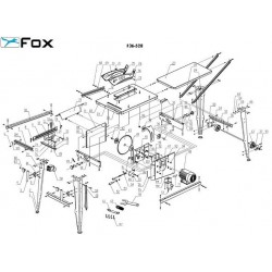 Fox Spare Parts for Table Saw F36528