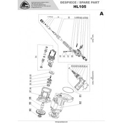 Stayer Spare Parts for Cleaners HL105-HL110-HL160-HL190
