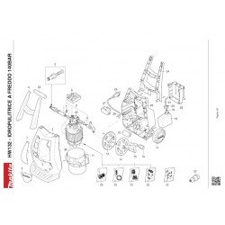 Ricambi Makita per Idropulitrice HW132
