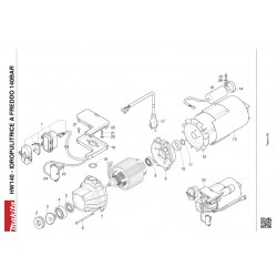 Makita Spare Parts for Pressure Washer HW140