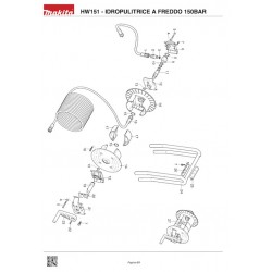 Makita Spare Parts for Pressure Washer HW151