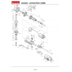 Ricambi Makita per Levigatrice SA5040C