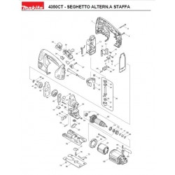Makita Spare Parts for Jigsaw 4350CT