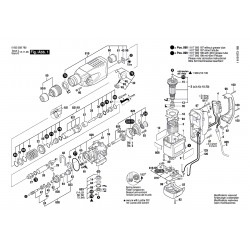 Bosch Spare Parts for Rotary Hammer PBH 300 E
