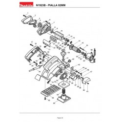 Makita Spare Parts for Planer N1923B