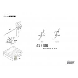 Bosch Spare Parts for Rotary Hammer PBH 2000 SRE