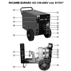 Telwin Spare Parts for Electrode Welding Eurarc 422 230-400V