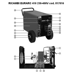 Ricambi Telwin per Saldatrice Eurarc 410 230-400V
