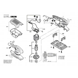 Bosch Spare Parts for Orbital Sander PSS 200 A