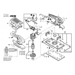 Ricambi Bosch per Levigatrice Orbitale PSS 300 AE