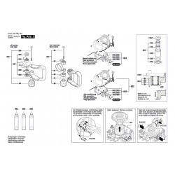 Bosch Spare Parts for Demolition Hammer SDS-Max GSH 11 E