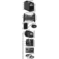 Telwin Parts for Inverter INVERPULSE 625 MIG/TIG/MMA 400V
