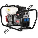 Telwin Spare Parts for Petrol Welding Machine THUNDER 220 AC HONDA