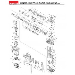 Ricambi Makita per Martello SDS MAX HR4002