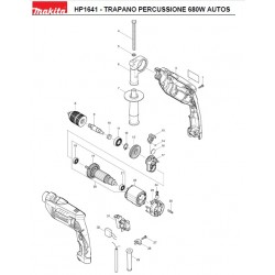 Makita Spare Parts for Hammers HR 4001 C - HR 4002