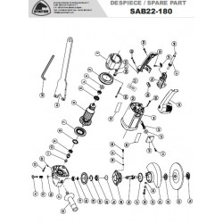 Stayer Spare Parts for Angle Grinder SAB22-180